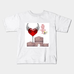 chained heart Kids T-Shirt